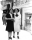 altes schwarz-weiß Foto von Selma und ihrer Freundin Else, beide in Sommerkleidern, in Czernowitz