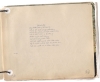 Handschrift des Gedichtes "Spätnachmittag"
